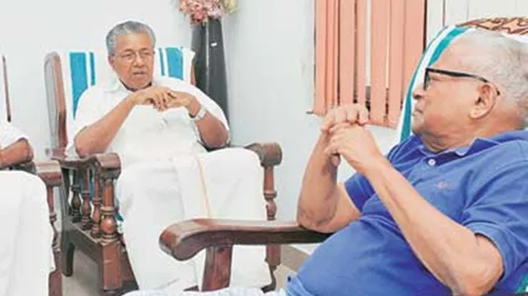 Pinaryi Vijayan | visits | VS Achuthanandan