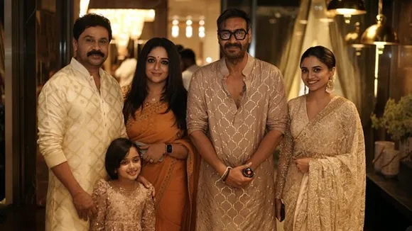 Dileep Family with Ajay Devgan | Kavya madhavan