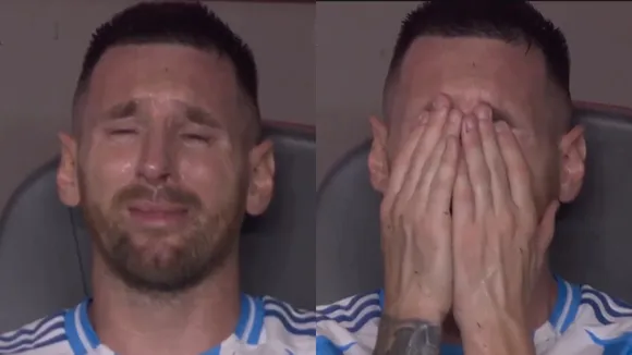 Copa Final, Messi Crying 