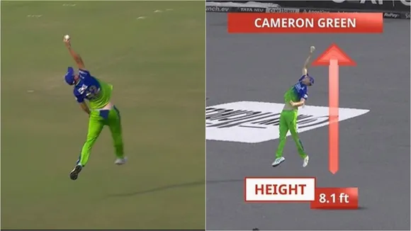 ipl 2024, Camerone Green, flying catch
