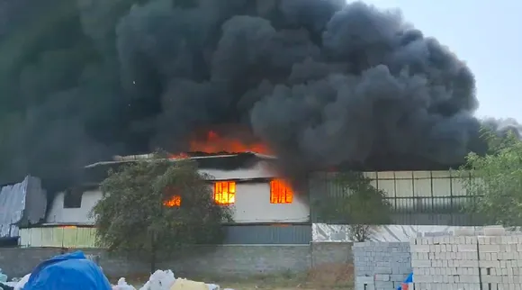Jewellery box Manufacturing company fire accident in Coimbatore video Tamil News 