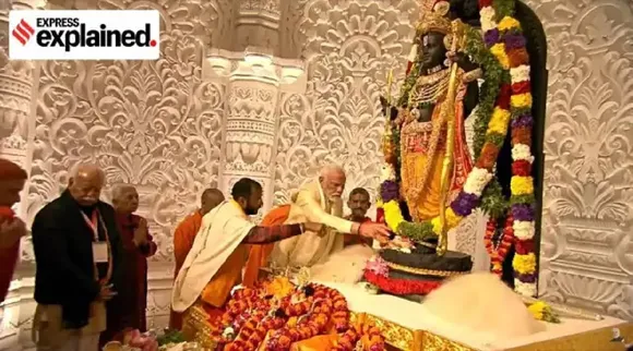 modi ram mandir pooja