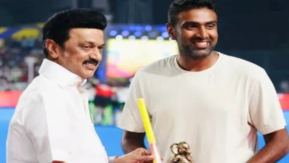 Stalin described Ashwin as a Chennai boy