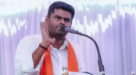 TN BJP Annamalai on DMK MK Stalin land occupation salem modern theaters Tamil News 