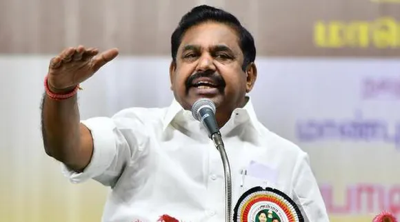 AIADMK chief Edappadi K Palaniswami announce human chain protest condemning CM MK Stalin  Govt Tamil News 