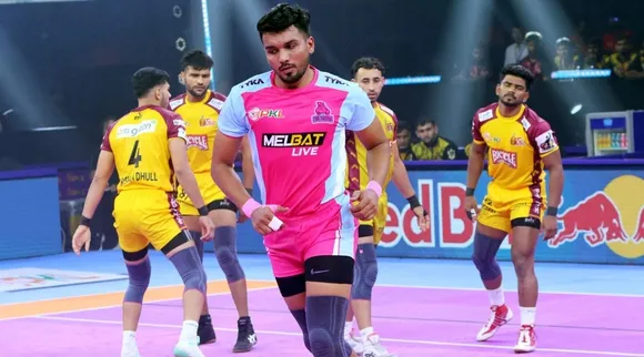 Haryana Steelers vs Jaipur Pink Panthers PKL 11 Match 14 Results in tamil 