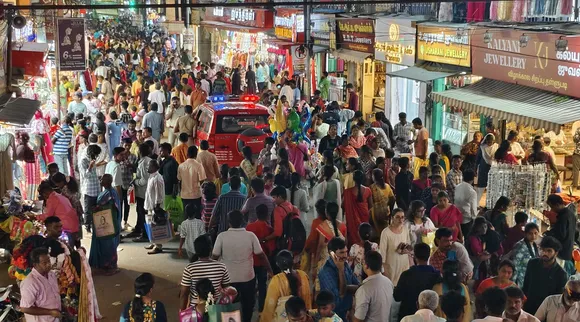 Kovai Diwali shopping