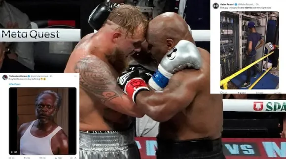 Memes storm Internet as Netflix crashes during Jake Paul fight against Mike Tyson Tamil News