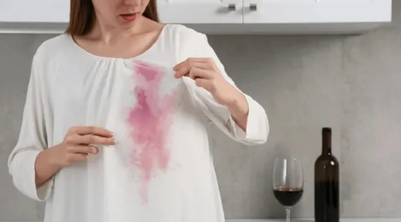 Stained dress