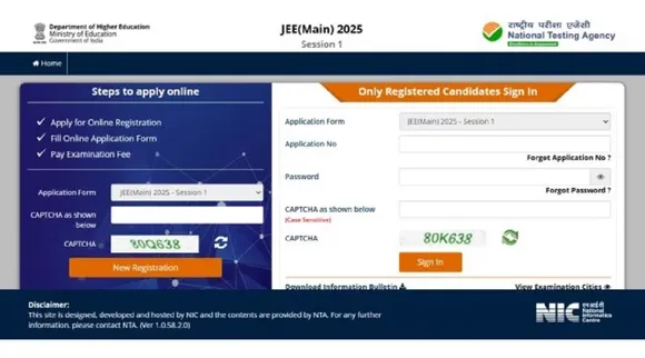 jee appln 2025