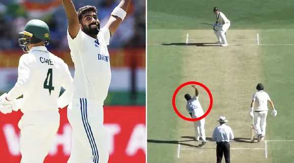 Jasprit Bumrah Illegal bowling Action Australian fans cry foul  Tamil News