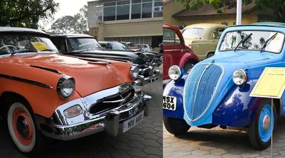 Vintage car exhibition in Coimbatore photos  Tamil News
