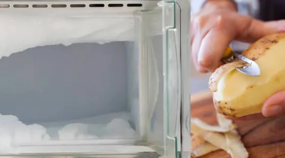 Potato and fridge