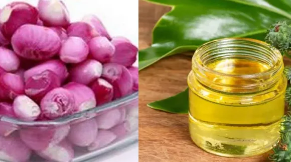 Castor oil and onion