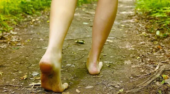 Barefoot walking