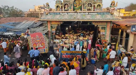 Trichy Samayapuram Mariamman Temple hundi collections in Tamil