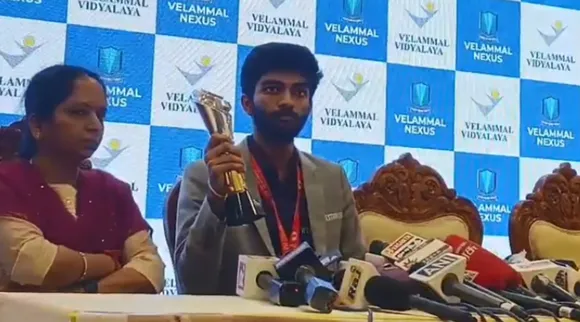 D Gukesh World Chess Champion 2024 Chennai press meet Tamil News