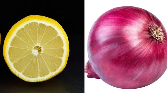 Onion and lemon