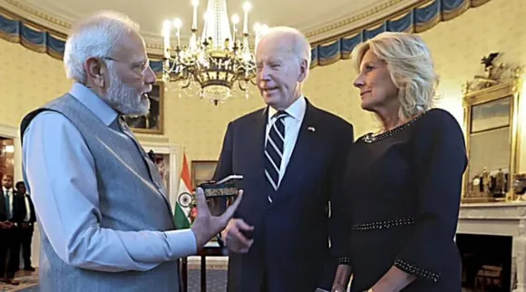 Modi and Jill Biden