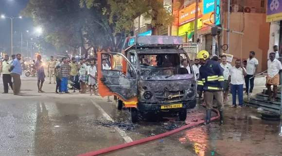 Tenkasi fire accident