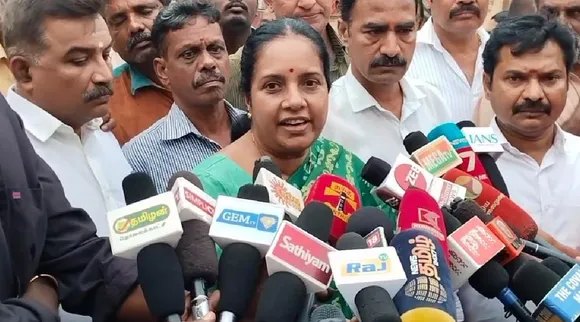 Vanathi Srinivasan on Coimbatore Sanganur Canal house collapsed DMK Govt Tamil News