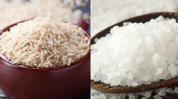 Rice and salt