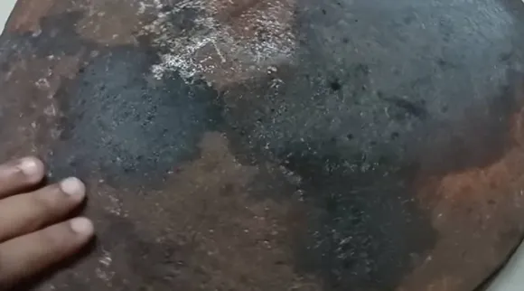 Dosa tawa cleaning