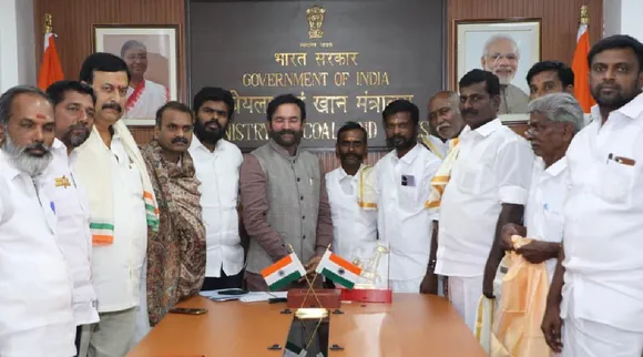 Madurai Arittapatti tungsten mining farmers Annamalai BJP meet Union Minister Kishan Reddy Tamil News