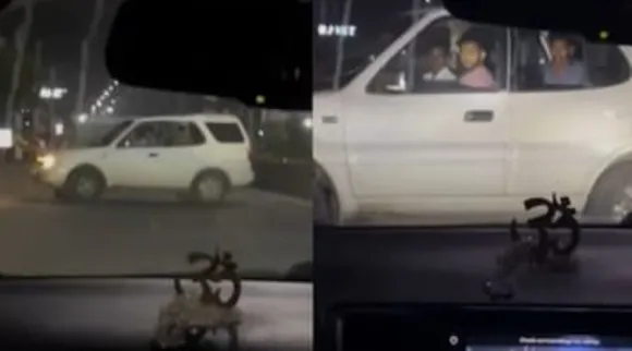 police case Chennai Women chased by group of men on ECR DMK party flag car