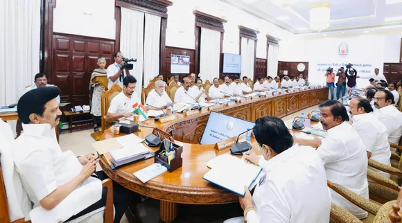 Cabinet with CM MK Stalin