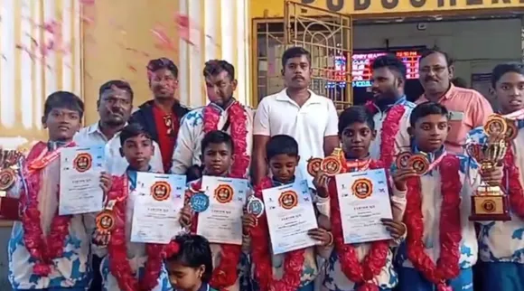 Puducherry students win medals in 4th India Open International Kickboxing Tournament 2025 Tamil News