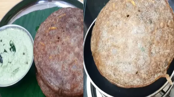ராகி பன் தோசை