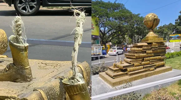 statue vandalise