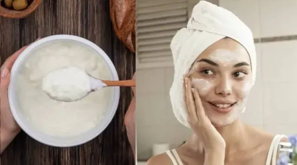 Flax seeds & curd face pack
