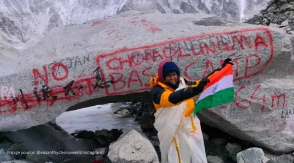 Kerala woman everest