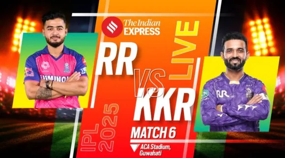 IPL 2025 RR vs KKR Match 6 01