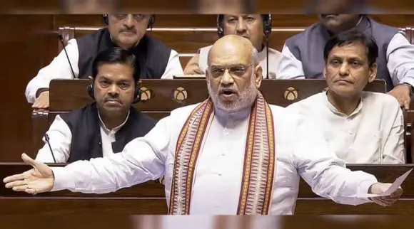 Amit Shah in parli