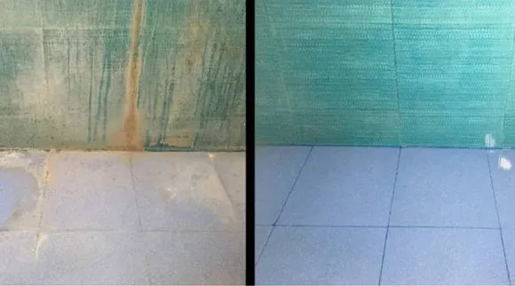 Tiles cleaning