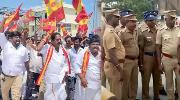 TVK Protest In Chennai