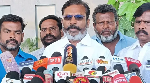 Thirumavalavan on Waqf Amendment Bill Trichy press meet Tamil News
