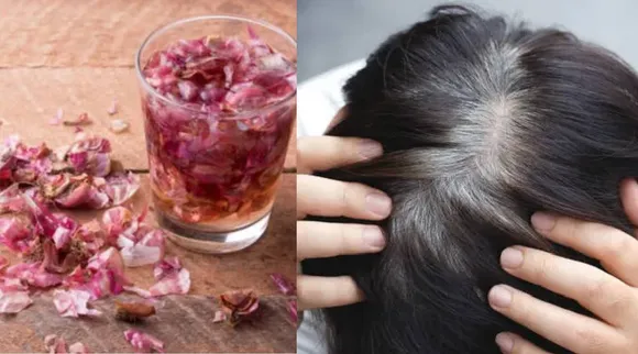 Onion peel hair dye