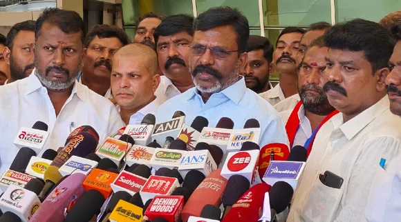 Thirumavalavan VCK Edappadi Palaniswami ADMK BJP Coimbatore press meet Tamil News