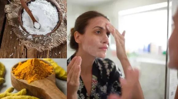 Rice flour face pack