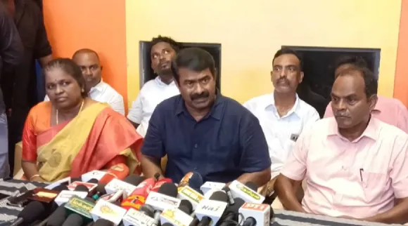 Seeman press meet at cuddalore