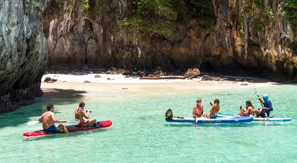 Thailand Monkey bay beach
