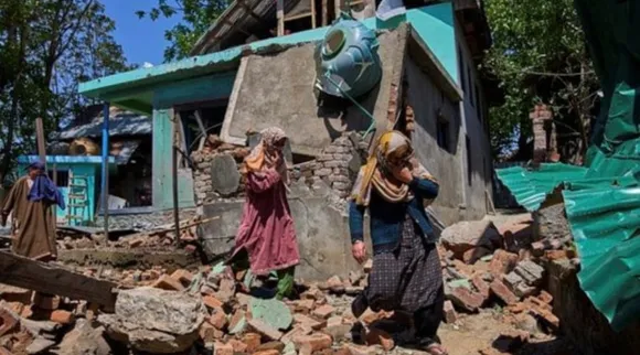 Homes of 2 wanted for Pahalgam terror attack blown up overnight Tamil News