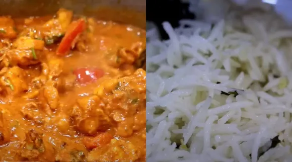 Ghee rice chicken