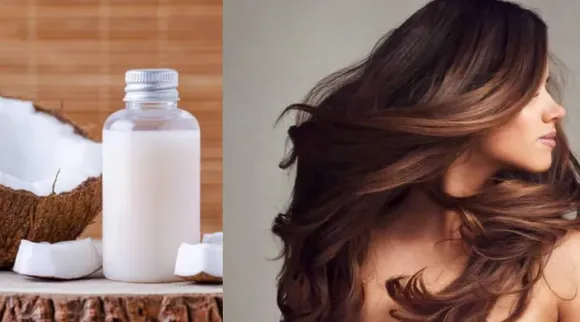 Coconut milk hair pack