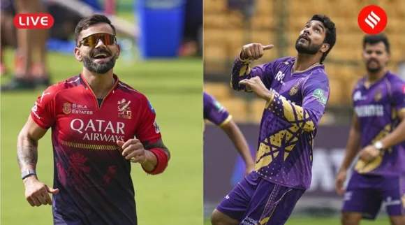 RCB vs KKR LIVE SCORE Updates IPL 2025 Today 58th Match Royal Challengers Bengaluru vs Kolkata Knight Riders  Tamil News