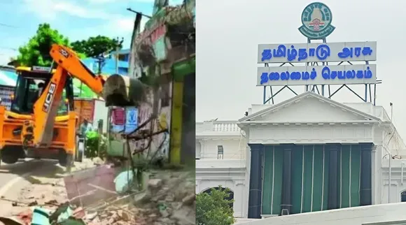 TN Govt explain about chennai anakaputhur Adyar River encroachments demolition Tamil News  